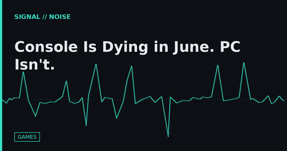Console Is Dying in June. PC Isn't.