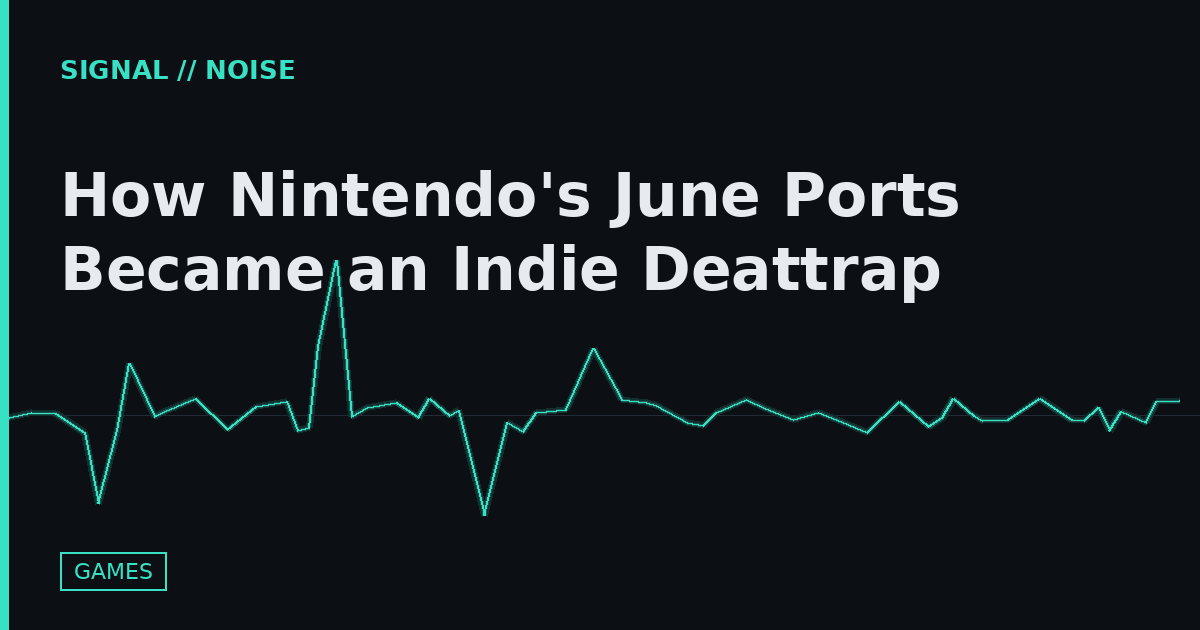 How Nintendo's June Ports Became an Indie Deattrap